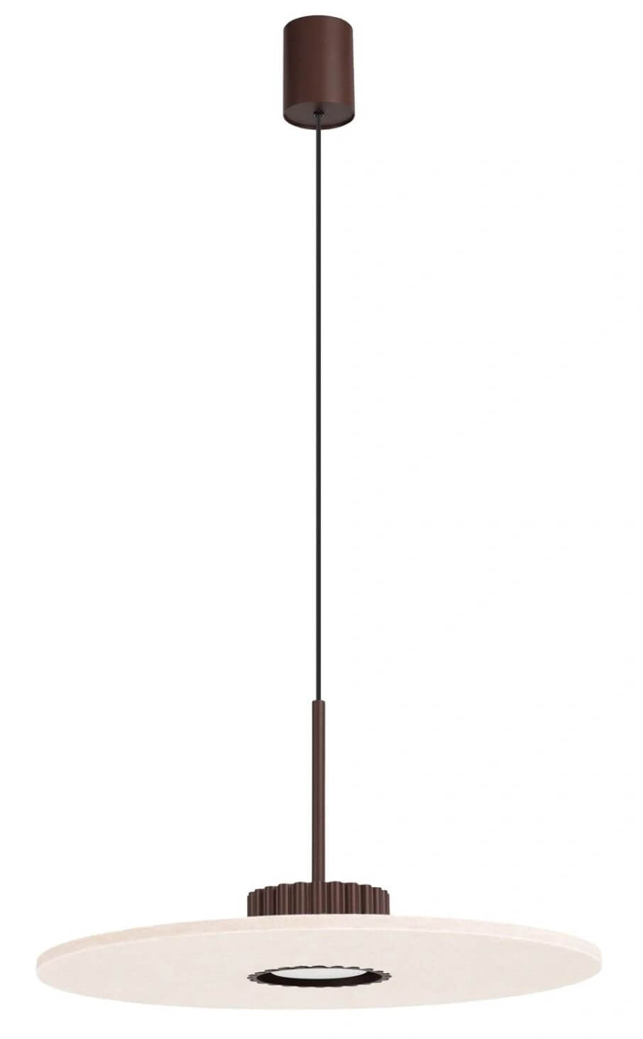 Sollux Lighting Ovo závesné svietidlo 1x10 W hnedá-béžová SL.2694