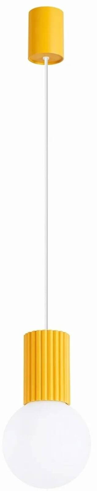 Sollux Lighting Halo závesné svietidlo 1x8 W biela-žltá SL.2393