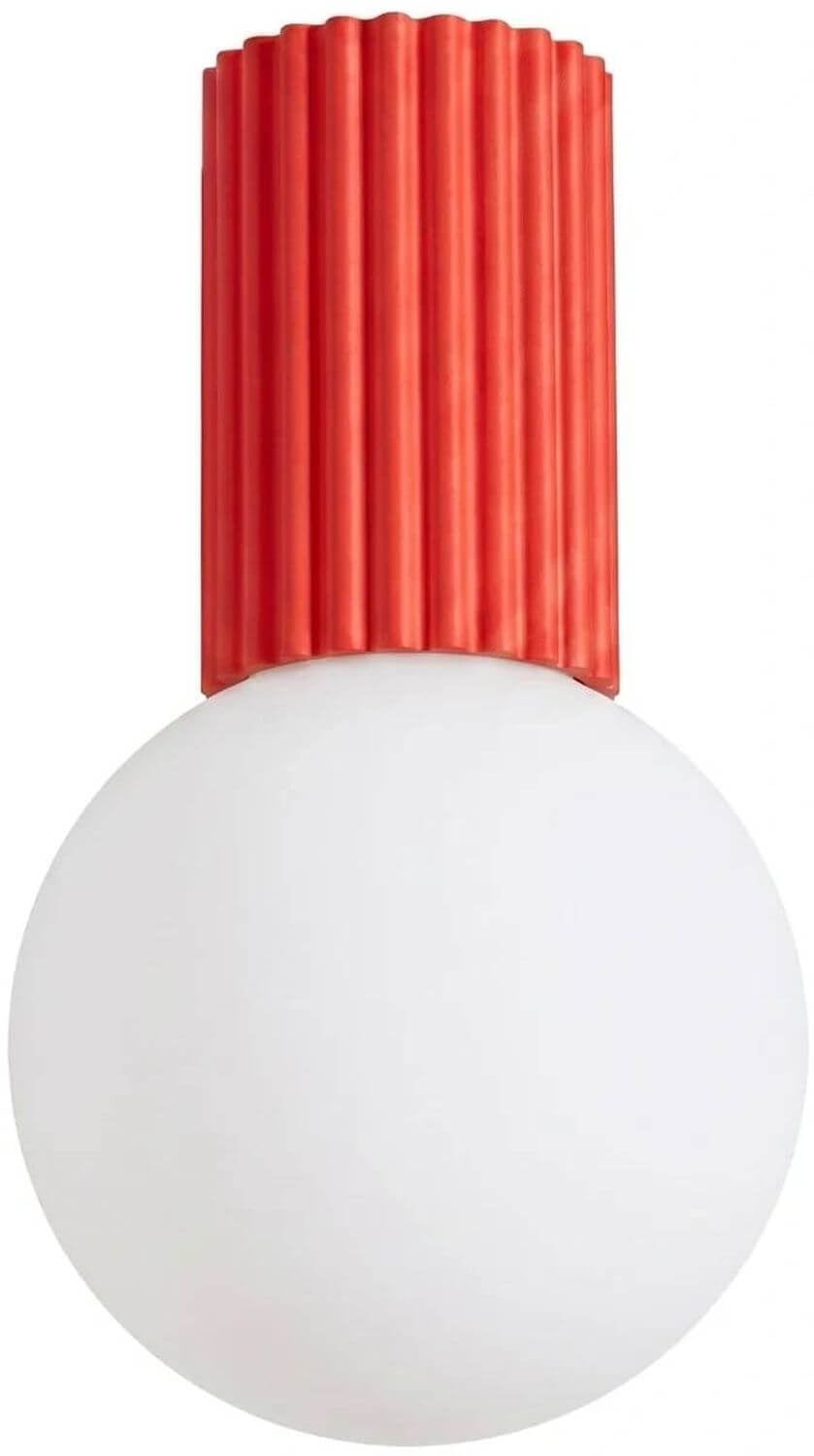 Sollux Lighting Halo stropné svietidlo 1x8 W biela-červená SL.2395