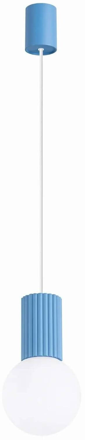 Sollux Lighting Halo závesné svietidlo 1x8 W biela-modrá SL.2402