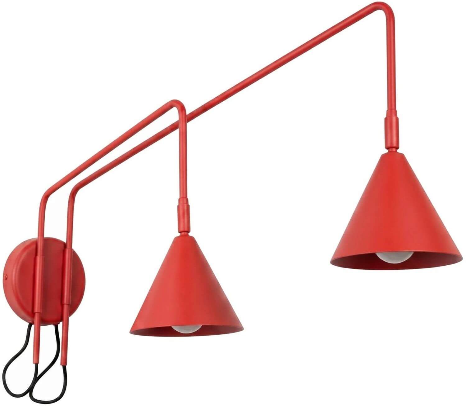 Sollux Lighting Nox nástenná lampa 2x10 W červená SL.2518
