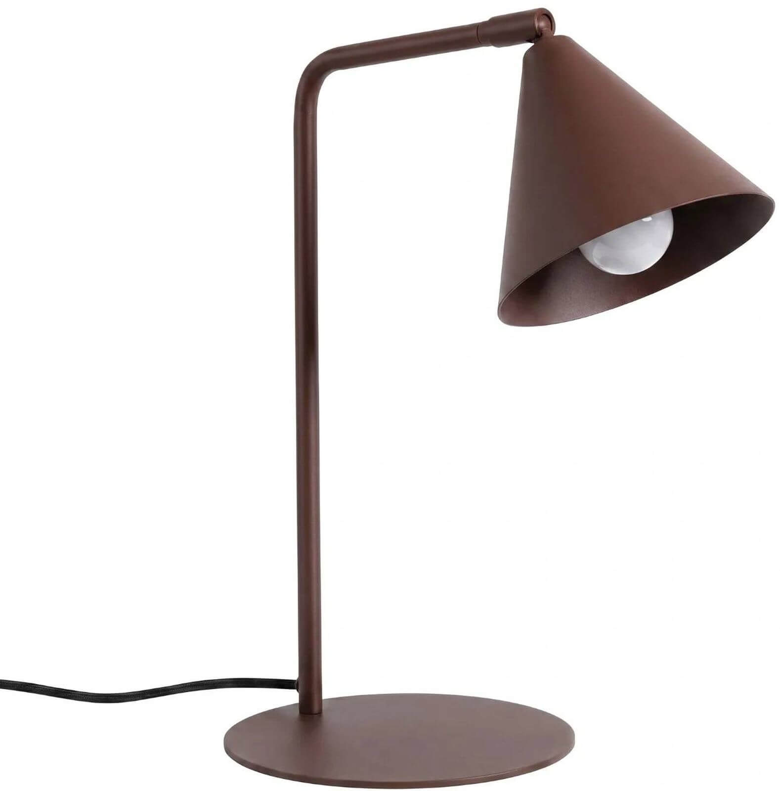Sollux Lighting Nox stolová lampa 1x10 W hnedá SL.2579