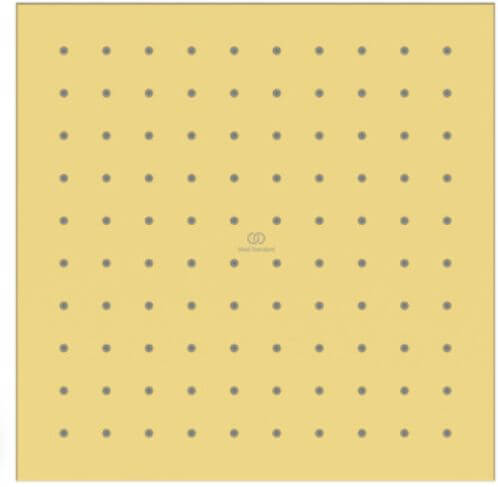 Ideal Standard Idealrain horná/hlavová sprcha 25x25 cm štvorec zlatá A8555A2