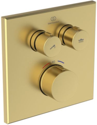 Ideal Standard Ceratherm Navigo sprchová batéria podomietková s termostatom zlatá A8581A2