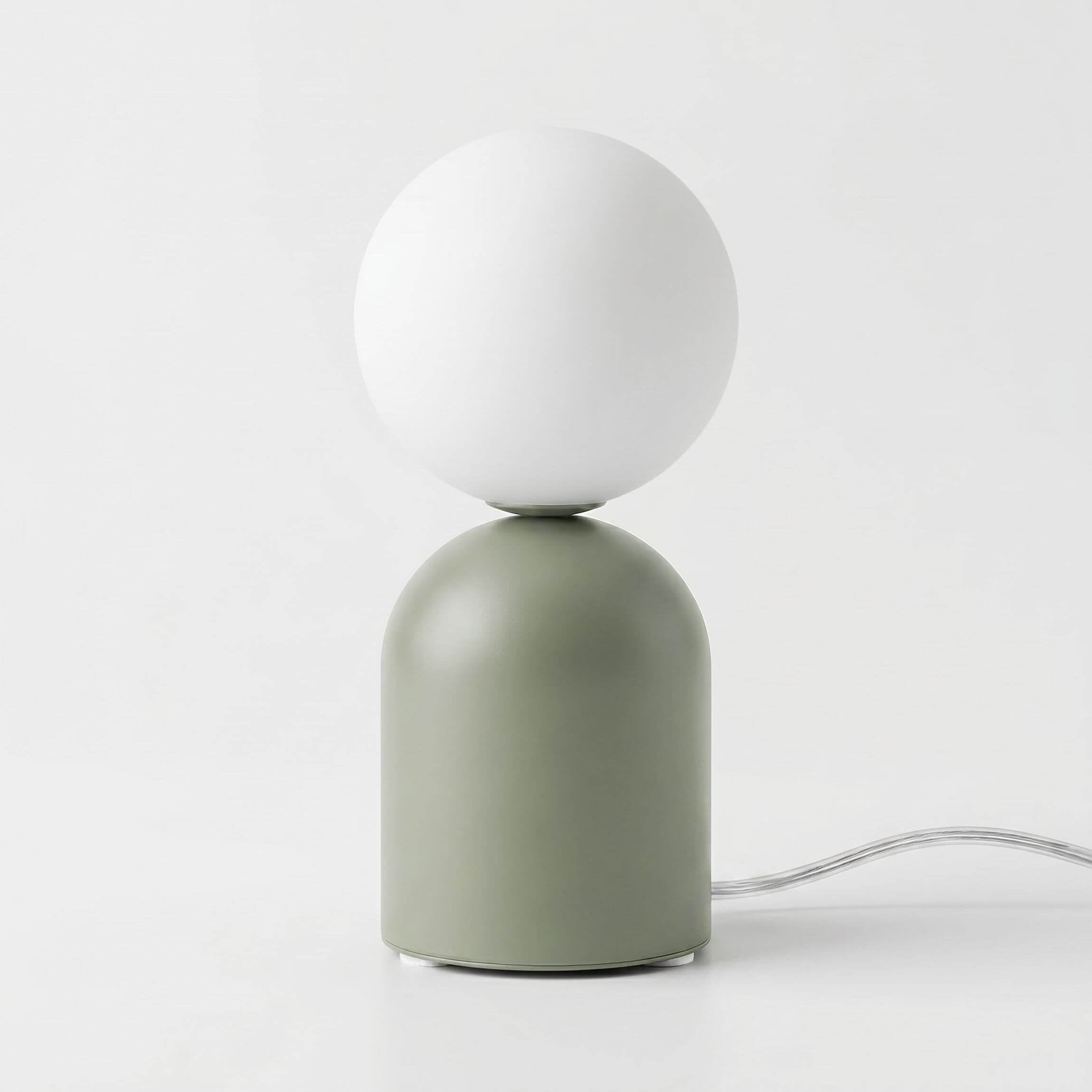 Kaja Koni stolová lampa 1x10 W biela-zelená K-5974