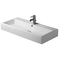 Duravit Vero umývadlo 100x47 cm obdĺžnik umývadlo na nábytok biela 0454100000