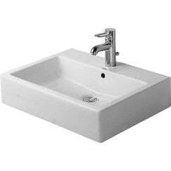 Duravit Vero umývadlo 60x47 cm obdĺžnik umývadlo na nábytok biela 04546000001