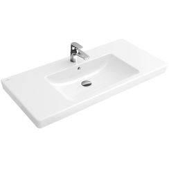 Villeroy & Boch Subway 2.0 umývadlo 80x47 cm obdĺžnik klasické umývadlo-umývadlo na nábytok-umývadlo s doskou biela 717580R1