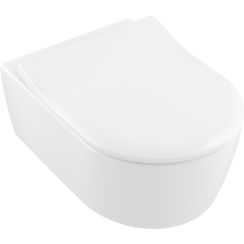 Villeroy & Boch Avento wc dosky voľne padajúca biela 9M87S101