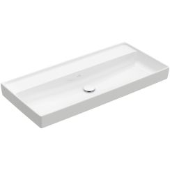 Villeroy & Boch Collaro umývadlo 100x47 cm obdĺžnik klasické umývadlo-umývadlo na nábytok biela 4A33A301