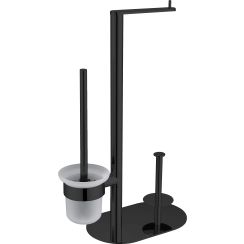 Deante Round stojan s toaletnou kefou čierna ADRN732