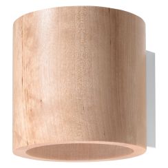 Sollux Lighting Orbis nástenná lampa 1x40 W drevená SL.0490