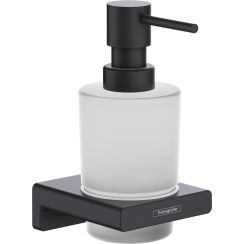 Hansgrohe AddStoris dávkovač mydla 200 ml čierna-sklenená 41745670