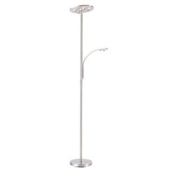 Leuchten Direkt Lola Smart Rocco stojaca lampa 2x19 W oceľ 11858-55