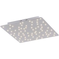 Leuchten Direkt Sparkle inteligentný plafón 1x12 W oceľová 14670-55