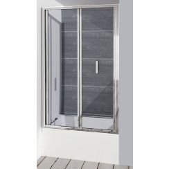 Polysan Deep sprchové dvere 100 cm skladané chróm lesklá/priehľadné sklo MD1910
