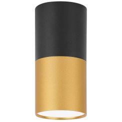 Candellux Tuba stropné svietidlo 1x15 W čierna-zlatá 2281728