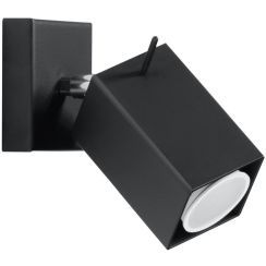 Sollux Lighting Merida nástenná lampa 1x40 W čierna SL.0099