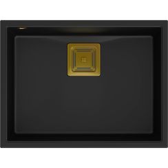 Quadron David závesný drez 55x42 cm čierna HQD5542U7-G1