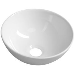 Sapho Small umývadlo 28x28 cm okrúhly pultové umývadlo biela AR499