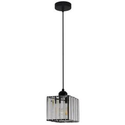 Light Prestige Galactico závesné svietidlo 1x60 W čierna-dymová LP-2383/1P