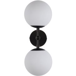 Light Prestige Dorado nástenná lampa 2x40 W biela-čierna LP-002/2WBK