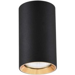 Light Prestige Manacor stropné svietidlo 1x50 W čierna LP-232/1D-130BK/GD