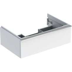 Geberit iCon skrinka 74x47.6x24.7 cm závesné pod umývadlo biela-chrómová 502.311.01.2