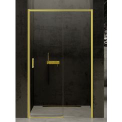 New Trendy Prime Light Gold sprchové dvere 100 cm posuvné zlatá lesklá/priehľadné sklo D-0421A