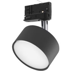 TK Lighting Tracer lampa na koľajnicovú lištu 1x10 W čierna-chróm 6061