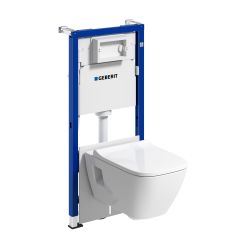 Geberit Duofix wc súprava rám + misa + sedadlo 118.344.00.2