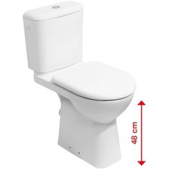 Jika Deep by Jika kompaktná záchodová misa pre zdravotne postihnutých biela H8236160000001