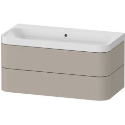 Duravit Happy D.2 Plus umývadlo so skrinkou 97.5 cm sivá HP4348N6060