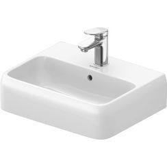 Duravit Qatego umývadlo 45x35 cm obdĺžnik pultové umývadlo biela 0746450000