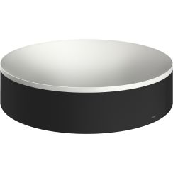 Axor Suite umývadlo 40x40 cm okrúhly pultové umývadlo biela-dvojfarebná-čierna 42001670