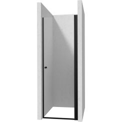 Deante Kerria Plus sprchové dvere 60 cm výklopné čierna matná/priehľadné sklo KTSWN46P
