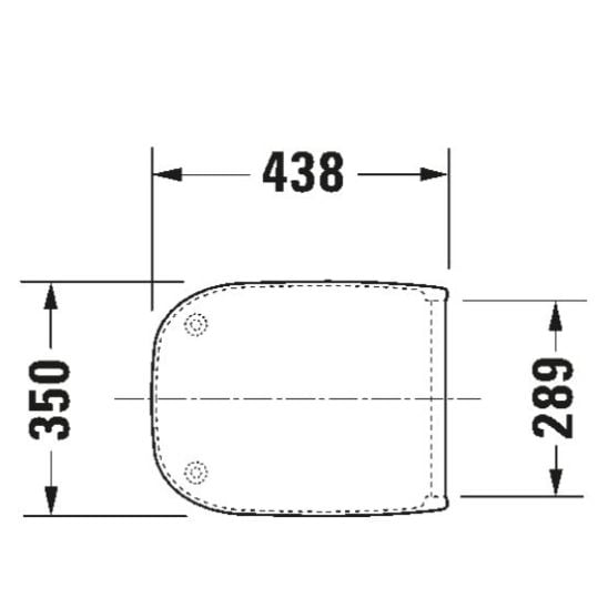 Súprava WC dosky Duravit D-Code 0067390000, WC misa Duravit D-Code 25350900002