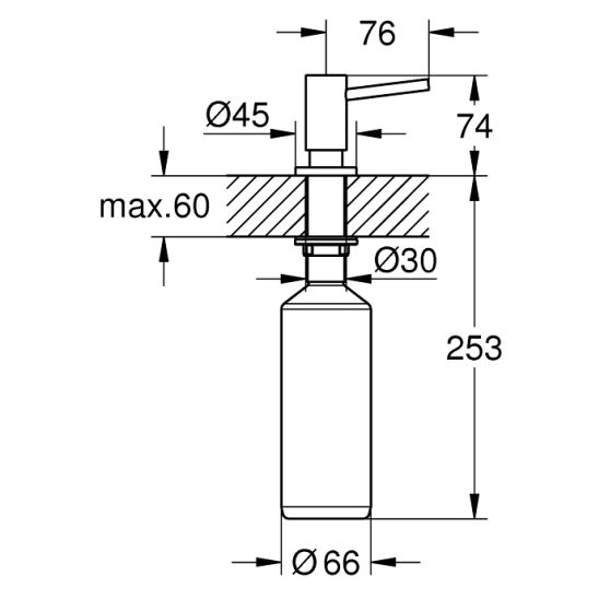 Súprava kuchynská batéria Grohe Zedra 32294DC2, granitový drez Grohe K700 31654AP0, 40535DC0