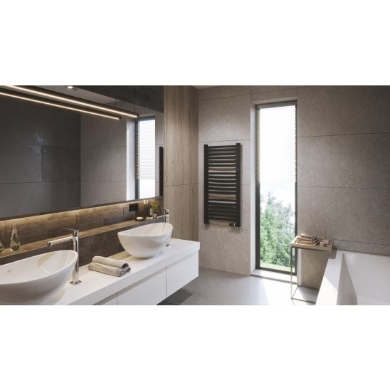 Súprava kúpeľňový radiátor Instal Projekt Retto RET-50/70C31, termostatická súprava Instal Projekt Z17 606400001C31