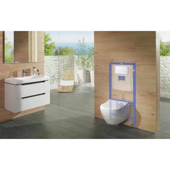 Súprava súprava Combi-Pack s doskou Villeroy & Boch Subway 2.0 5614R2R1, podomietková konštrukcia Villeroy & Boch ViConnect 92246100, 92249061