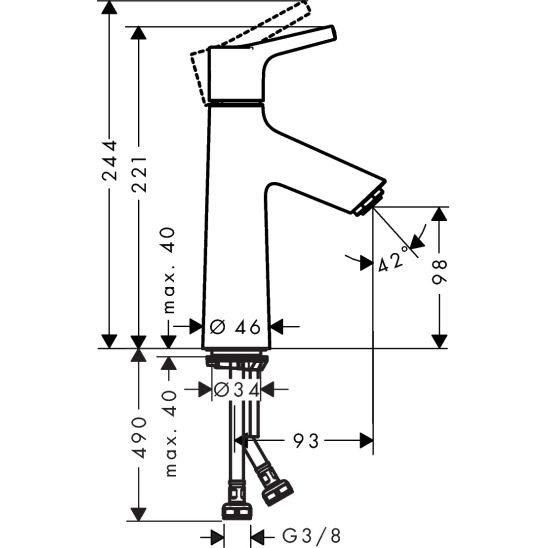 Súprava horná/hlavová sprcha Hansgrohe Select 26522400, vaňová/sprchová batéria Hansgrohe Talis S 72405000, 72021000, 27413000, 26421400, 27454000