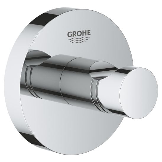 Súprava toaletná kefa Grohe Essentials 40374001, splachovacie tlačidlo Grohe Skate 38732000, 40689001, 40364001