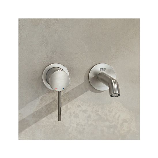 Súprava umývadlová batéria Grohe Essence 19408DC1, umyvadlový výpust Grohe 65807DC0
