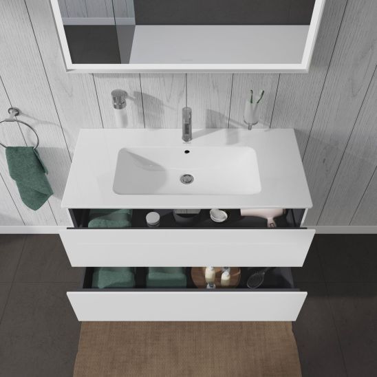 Súprava skrinka Duravit L-Cube LC624202222, umývadlo Duravit ME by Starck 2336100000