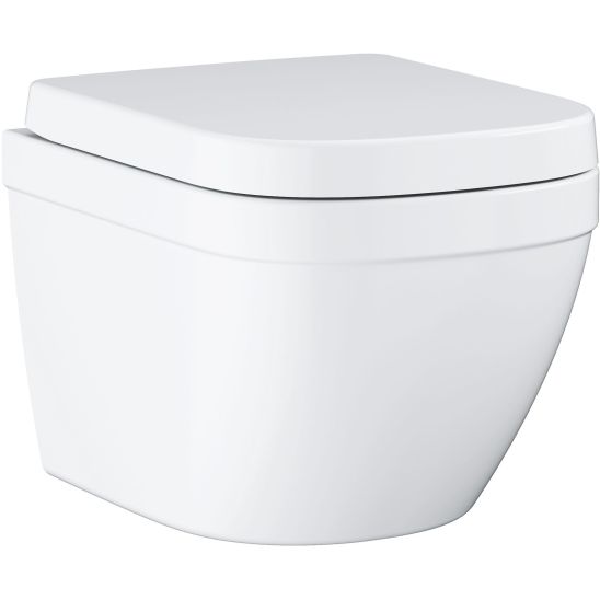 Set WC misa Grohe Euro Ceramic 3920600H, podomietkový montážny rám s tlačidlom a tesnením Grohe Solido 39930000, 39331001
