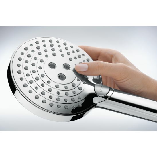 Súprava horná/hlavová sprcha Hansgrohe Raindance 27607000, vaňová/sprchová batéria Hansgrohe Ecostat 15758000, 27669000, 01800180, 27453000