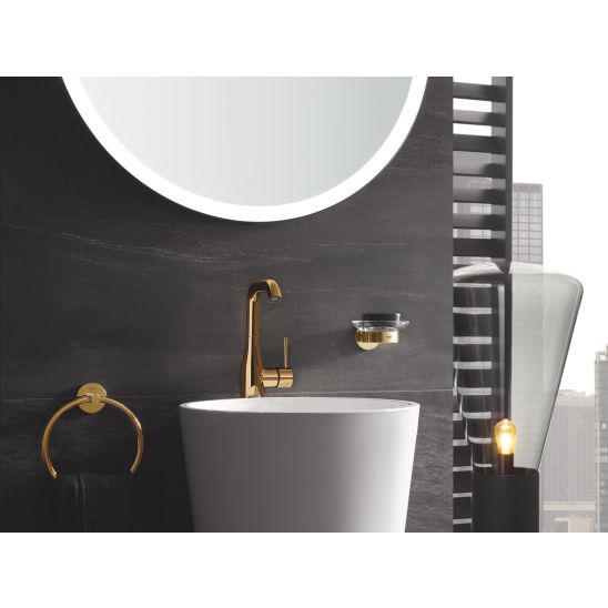 Set splachovacie tlačidlo Grohe Skate 38732GL0, toaletná kefa Grohe Essentials 40374GL1, 40367GL1, 40365GL1, 40369GL1, 40394GL1, 40364GL1
