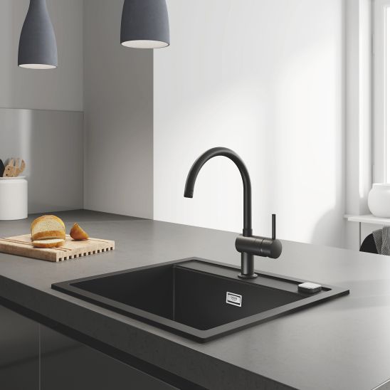 Súprava kuchynská batéria Grohe Zedra 32294002, granitový drez Grohe K700 31651AP0