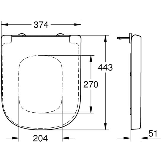 Set podomietkový konšrukcia so splachovacím tlačidlom Grohe Solido 38811KF0, WC misa Grohe Euro Ceramic 39538000, 39331001