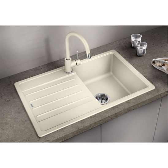 Súprava granitový drez Blanco Legra 45 S 522201, kuchynská batéria Blanco Mida 517742